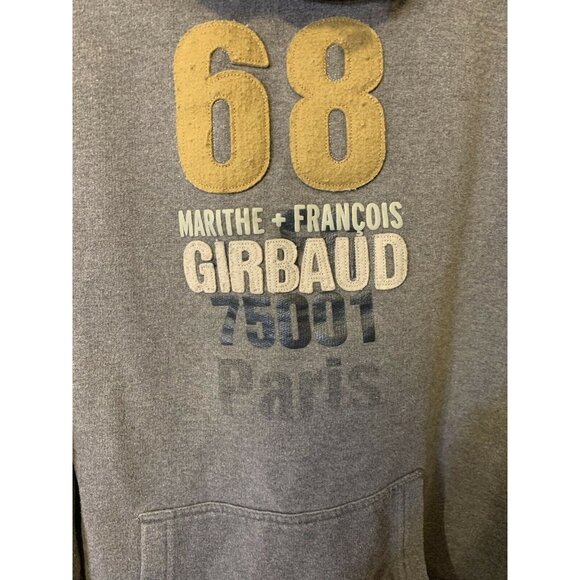 VTG 90s Marithe Francois Girbaud Men’s Sz XXL Hoodie Grunge Gray - Picture 5 of 7